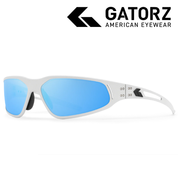 가토즈 레버넌트 아시안핏 프로스트 프레임 무광 검정 로고 스모크 편광(OPZ) 블루 렌즈