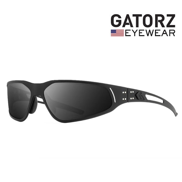 가토즈 레버넌트 아시안핏 밀스펙 발리스틱 검정 프레임 무광 검정 로고 스모크 비편광렌즈