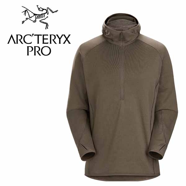 아크테릭스 프로 델타 AR 하프 집업 후디 (레인저그린)