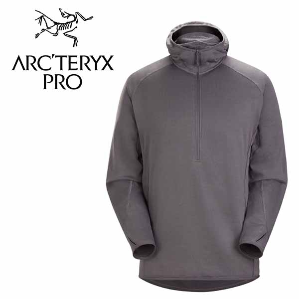 아크테릭스 프로 델타 AR 하프 집업 후디 (울프)