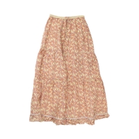 COBANO Flower Pattern Linen Skirts
