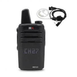 [HK] HD-400 히든디스플레이 생활무전기 리시버포함 1대 풀세트/목걸이줄 증정