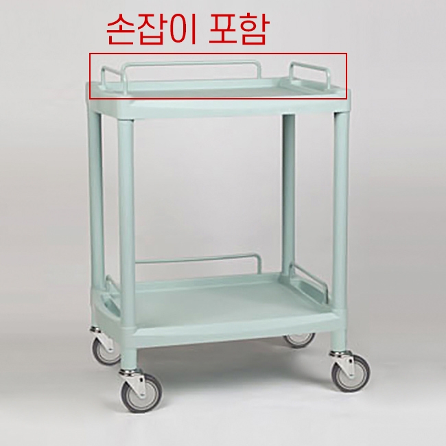 [K19393] [드레싱카] NEW UTILITY CARTS Y-201E [655X455X825 B：555 I：525X400] 손잡이포함