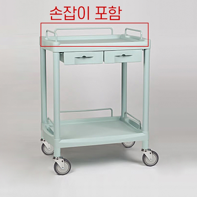 [K19399] [드레싱카] NEW UTILITY CARTS Y-201G [655X455X825 B：475 I：525X400] 손잡이포함