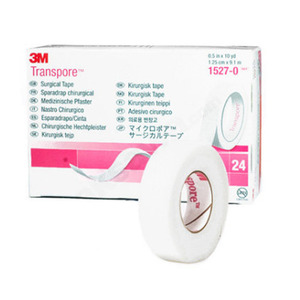 3M 트랜스포 반창고 비닐 1／2" , 24개입