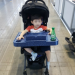 마마품 초경량 기능성 휠체어 테이블 - 소형(블루, 어린이용)