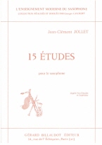 Jollet : 15 Etudes pour le saxophone