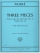 Three Pieces: Pavane, Op. 50; Berceuse, Op. 16; Elègie, Op. 24 (MORGANSTERN, Daniel)