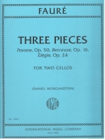 Three Pieces: Pavane, Op. 50; Berceuse, Op. 16; Elègie, Op. 24 (MORGANSTERN, Daniel)