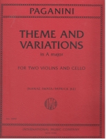 Theme and Variations in A major, for Two Violins and Cello (JEE, Patrick, IWATA, Nanae)