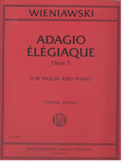 Adagio Elegiaque, Op. 5 (GREIVE, Tyrone)