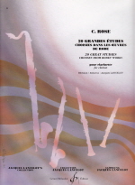 C Rose : 20 Grandes Etudes D'apres Rode