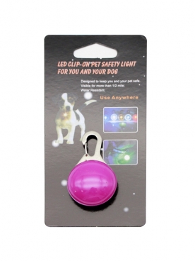 야간 산책용품 LED 방울 펜던트 퍼플