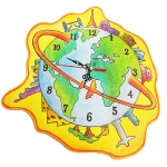 반제품 세계여행시계판 (건전지미포함)