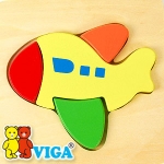 [VIGA] 베이비 비행기 퍼즐 오감놀이 원목교구 퍼즐놀이