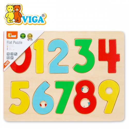 [VIGA] 숫자 퍼즐 오감놀이 원목교구 퍼즐놀이