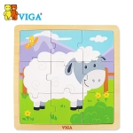 [VIGA] 9피스퍼즐 - 양 오감놀이 원목교구 퍼즐놀이
