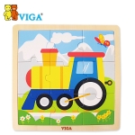 [VIGA] 9피스퍼즐 - 기차 오감놀이 원목교구 퍼즐놀이