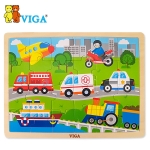 [VIGA] 24피스퍼즐 - 교통 오감놀이 원목교구 퍼즐놀이
