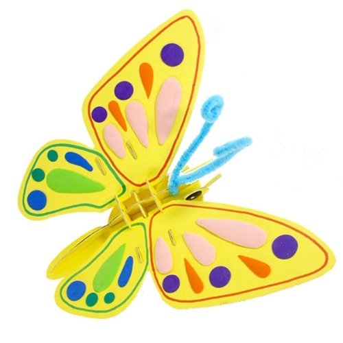 나비모빌만들기(10인용) 나비 곤충 모빌 봄 신학기 만들기 꾸미기 유치원 어린이집