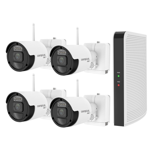 [캠플러스] 400만 8채널 4뷸렛 무선 카메라 CCTV 세트(하드2TB포함) CT-4AB804-2T