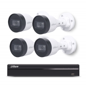 [다후아] 200만 4채널 4뷸렛 카메라 CCTV 세트(하드미포함)