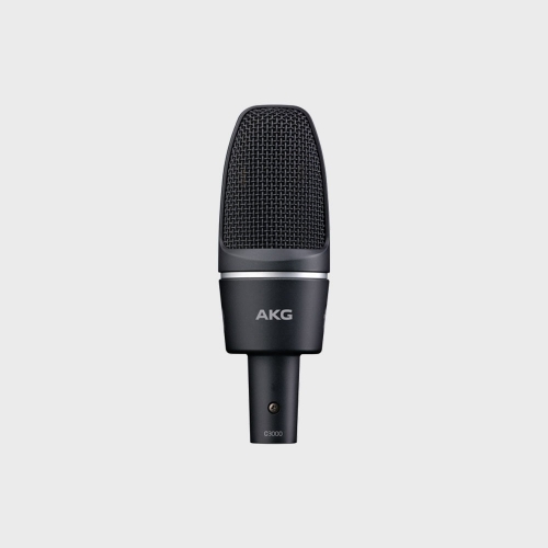 AKG C3000 콘덴서 마이크 (프로페셔널, 보컬, 레코딩, 방송, 유튜브)