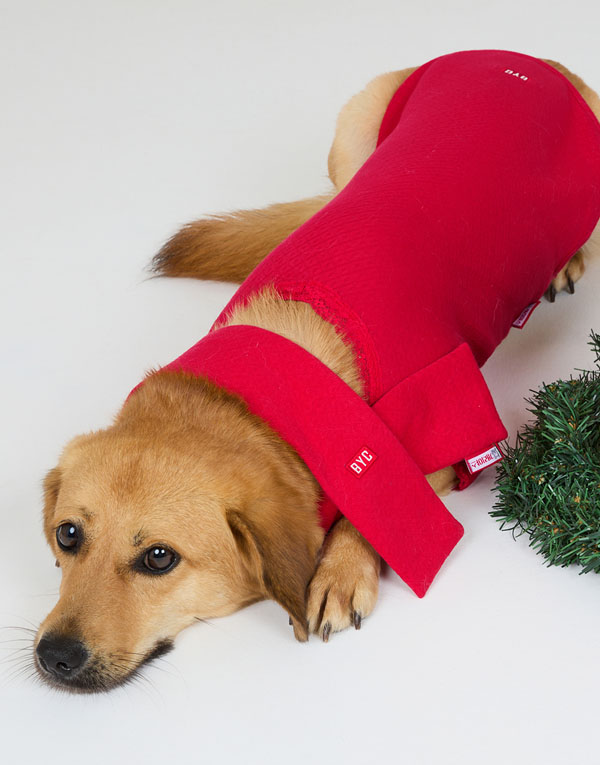 BYC개리야스<BR/>에어메리-빨간내복[ODA0003]