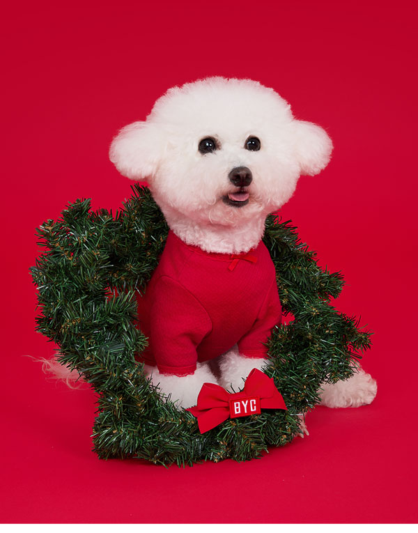 BYC개리야스<BR/>에어메리-빨간내복[ODA0003]