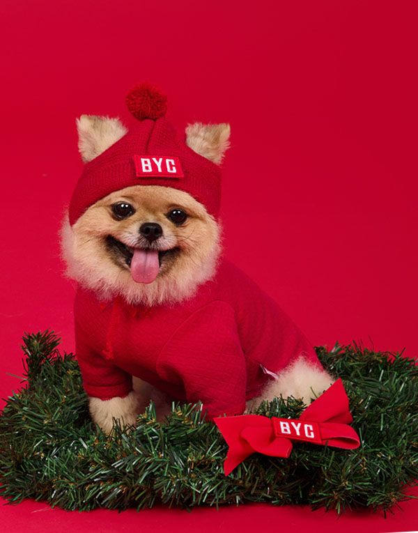 BYC개리야스<BR/>에어메리-빨간내복[ODA0003]