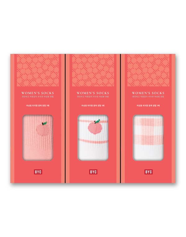 피치향-여중목양말(3매)[SWS1083]