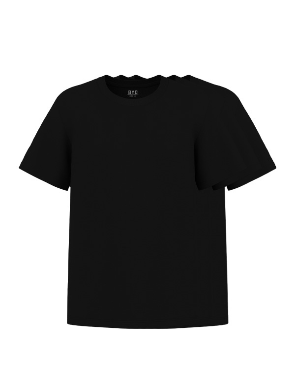 반팔라운드티(3매)[ONP5002]