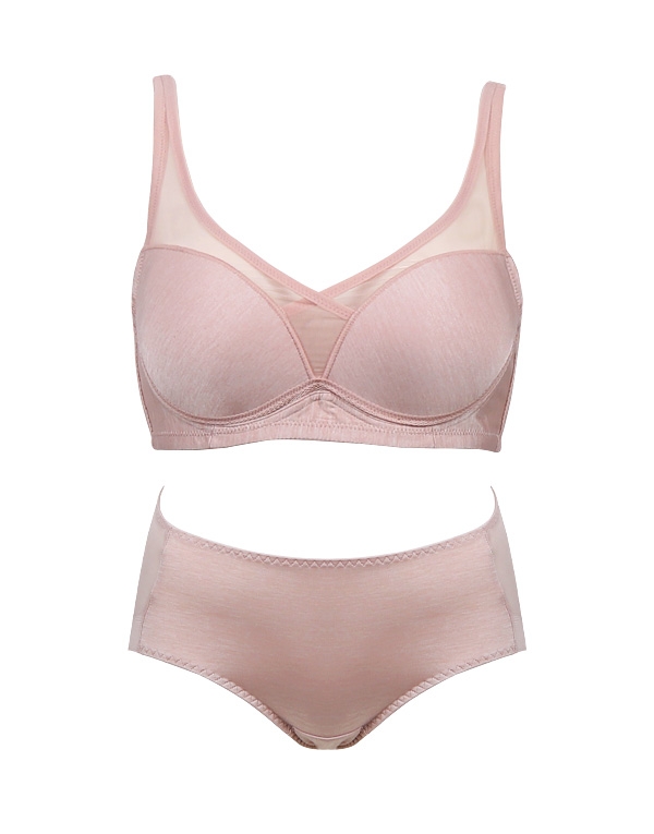 몰드-노와이어브라&팬티 SET