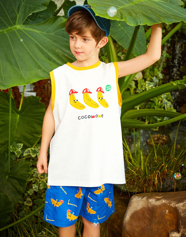 코코모메<BR/>시어서커-반바지[CCM1019]