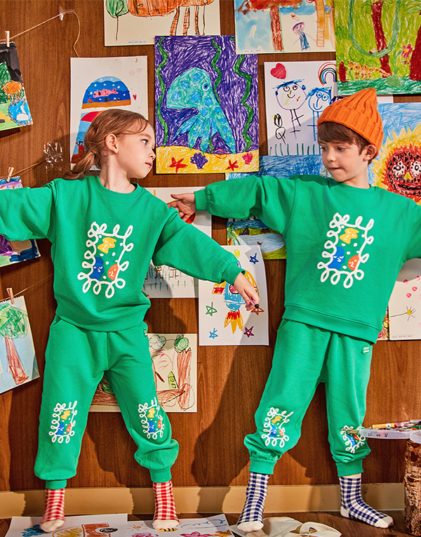 코코모메<BR/>맨투맨세트[CCM1000]