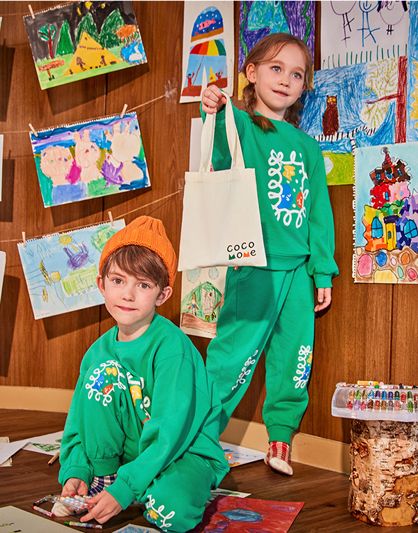 코코모메<BR/>맨투맨세트[CCM1000]