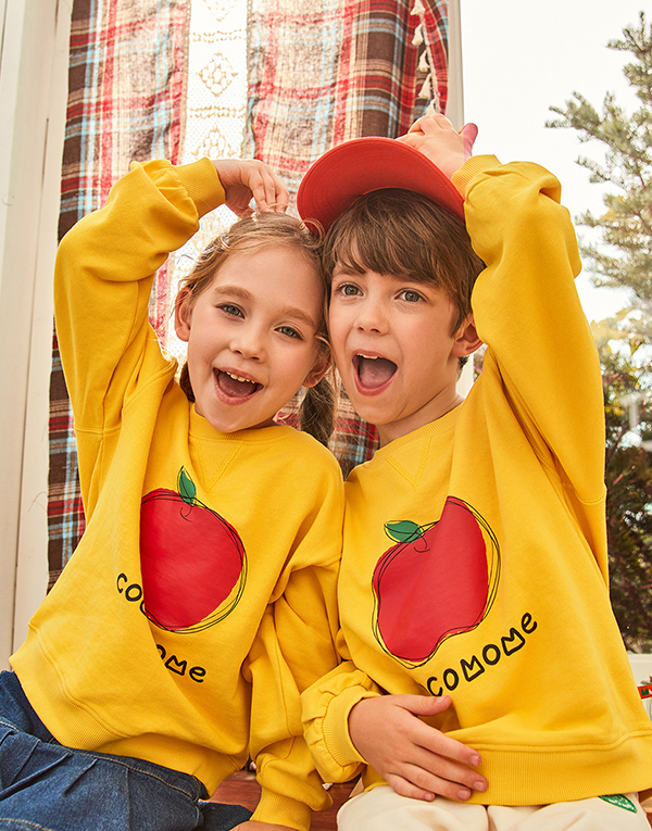 코코모메<BR/>네크라인맨투맨[CCM2002]