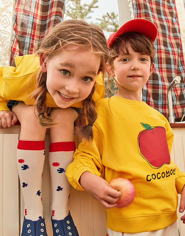 코코모메<BR/>네크라인맨투맨[CCM2002]