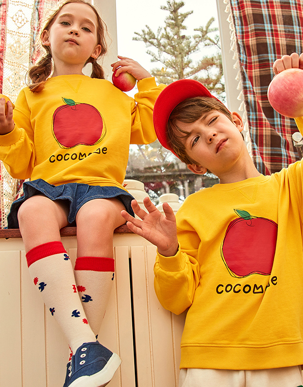 코코모메<BR/>네크라인맨투맨[CCM2002]