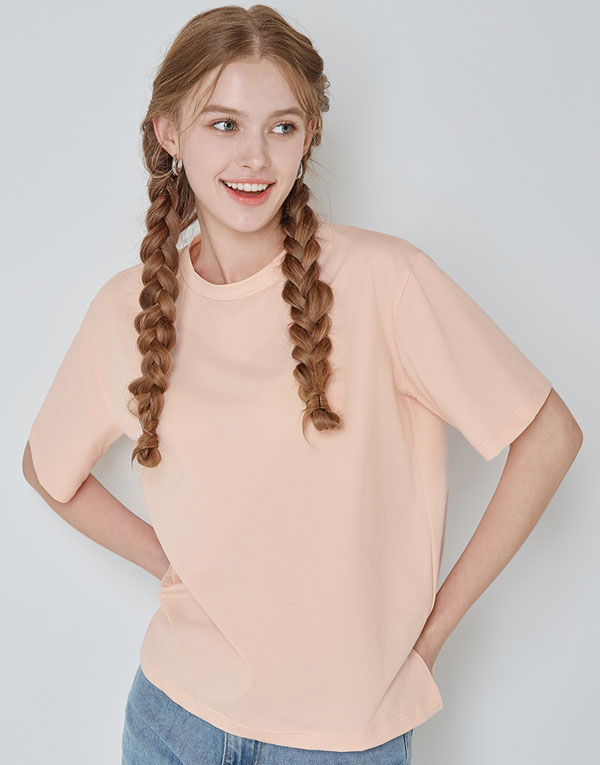 보디드라이-하이코튼쿨링여반팔티[EDZ7002]