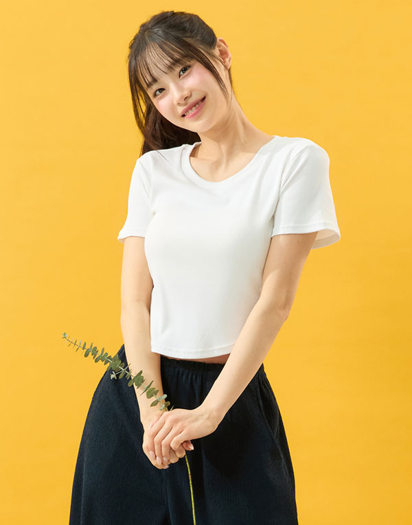 보디드라이-크롭탑[EDZ7004]