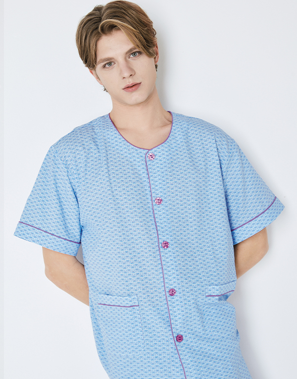 면레이온-반팔남잠옷세트[NRG1030]