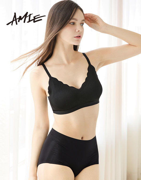 아미에<BR/>에어리-찰핏브라&팬티 SET