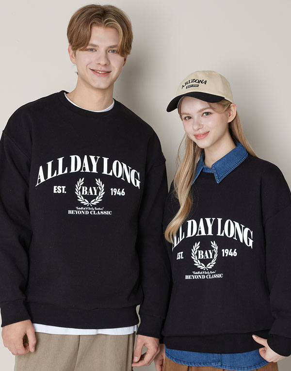 보디히트-올데이기모맨투맨(오버핏)[UMZ7007]