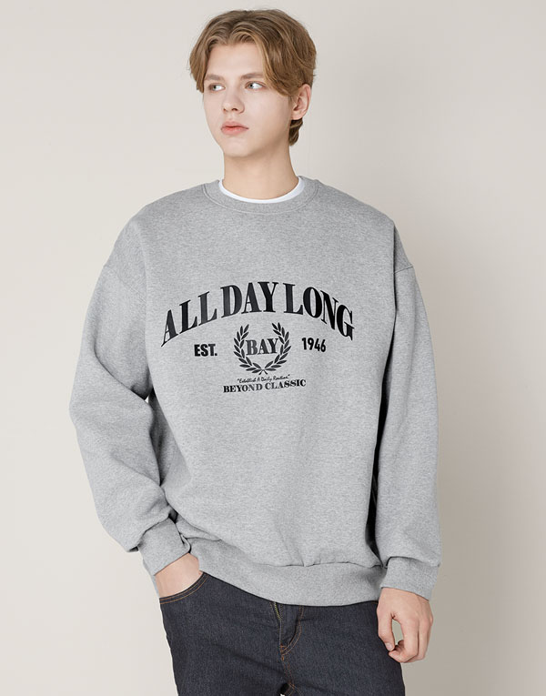 보디히트-올데이기모맨투맨(오버핏)[UMZ7007]