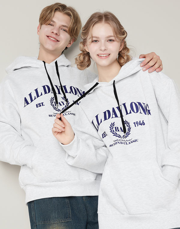 올데이기모후드(오버핏)[UMZ7008]