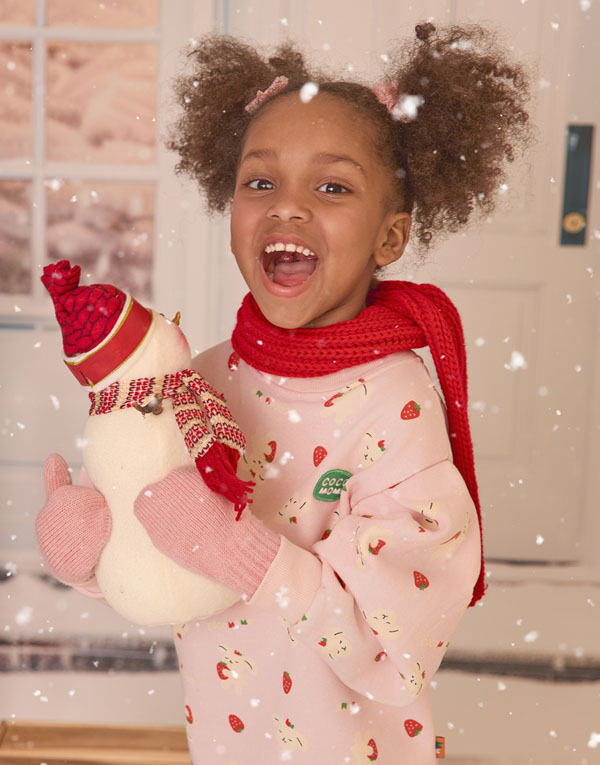 코코모메<BR/>퍼프소매-맨투맨[CCM2013]