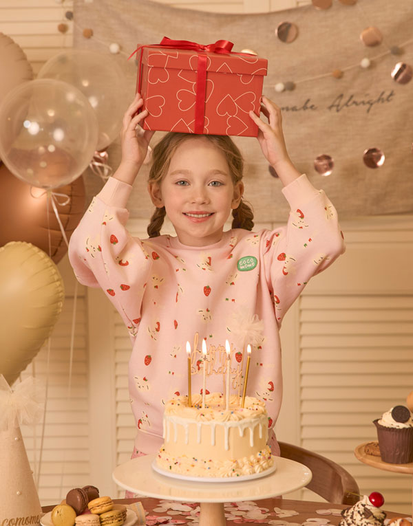 코코모메<BR/>퍼프소매-맨투맨[CCM2013]