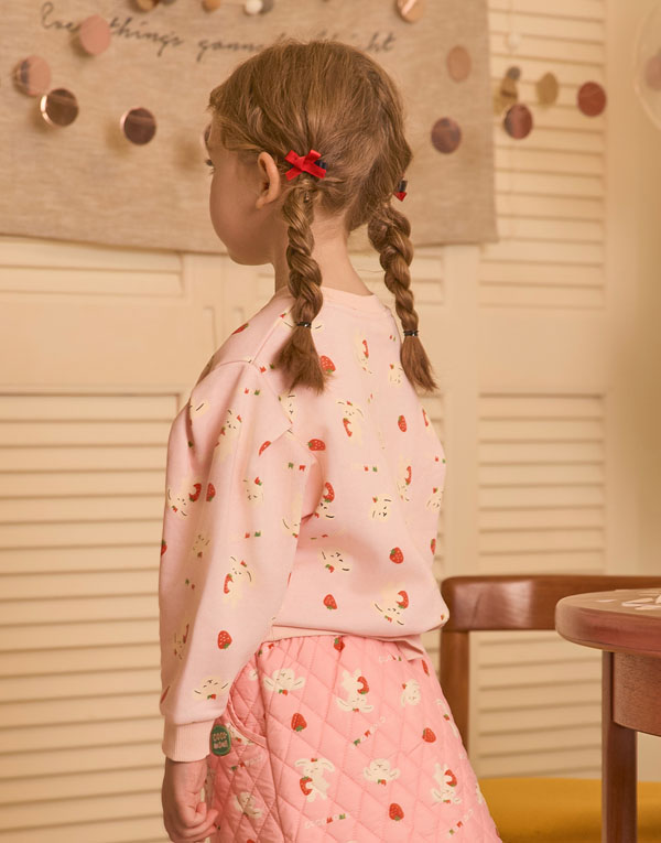 코코모메<BR/>퍼프소매-맨투맨[CCM2013]