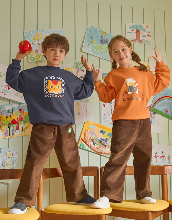 코코모메<BR/>코듀로이-와이드팬츠[CCM1022]